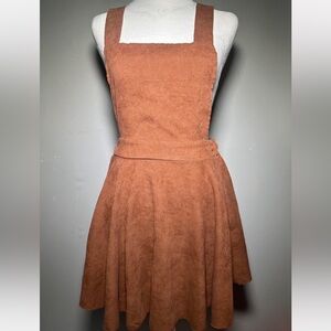 Elegant Brown Women's Dress